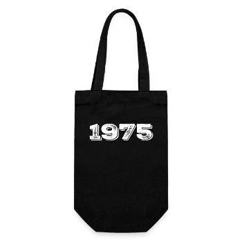 Geburtstagsgeschenk 1975 - 1975 - Geschenkbeutel für Flaschen - Schwarz - Vorne