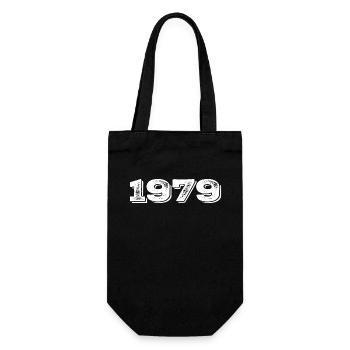 Geburtstagsgeschenk 1979 - 1979 - Geschenkbeutel für Flaschen - Schwarz - Vorne