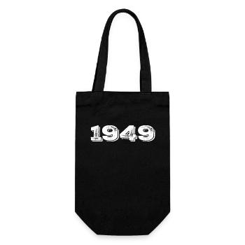 Geburtstagsgeschenk 1949 - 1949 - Geschenkbeutel für Flaschen - Schwarz - Vorne