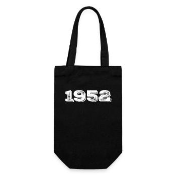 Geburtstagsgeschenk 1952 - 1952 - Geschenkbeutel für Flaschen - Schwarz - Vorne