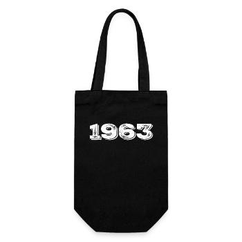 Geburtstagsgeschenk 1963 - 1963 - Geschenkbeutel für Flaschen - Schwarz - Vorne