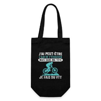 je fais du vtt cadeau vélo tout-terrain - Sac à bouteille - noir - Devant