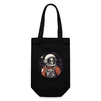 Squelette effrayant en tant qu’astronaute - Sac à bouteille - noir - Devant