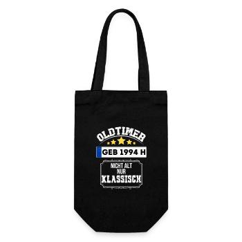 Oldtimer 1994 nicht alt nur Klassisch geschenk - Geschenkbeutel für Flaschen - Schwarz - Vorne