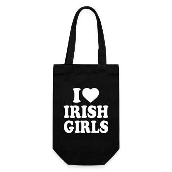 I love irish girls - Sac à bouteille - noir - Devant