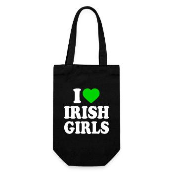 I love irish girls - Sac à bouteille - noir - Devant