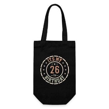 C'est Mon 26e Anniversaire Cadeau 26 Ans - Sac à bouteille - noir - Devant