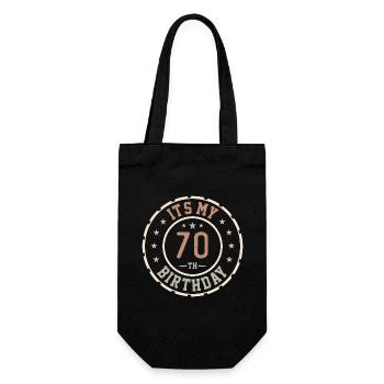 Es ist mein 54. Geburtstag 54 Jahre altes Geschenk - Geschenkbeutel für Flaschen - Schwarz - Vorne
