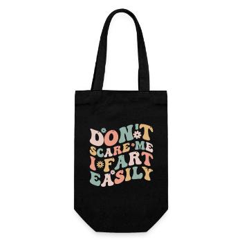 Don't Scare Me I Fart Easily Funny - Sac à bouteille - noir - Devant