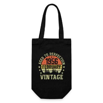 Février 1956 - Cadeau Anniversaire Février 1956 - Sac à bouteille - noir - Devant