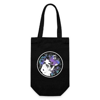 Guitarist - Gift Bag for Bottles - black - Front