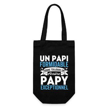 Papy Formidable Donne Arrière-grand-père Papa gift - Sac à bouteille - noir - Devant