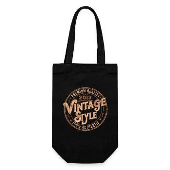 Vintage 2013 Cadeau D'anniversaire 2013 Rétro 2013 - Sac à bouteille - noir - Devant
