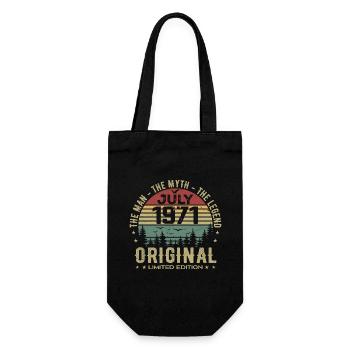 Cadeau Anniversaire Juillet 1971 Nées en Juillet - Sac à bouteille - noir - Devant