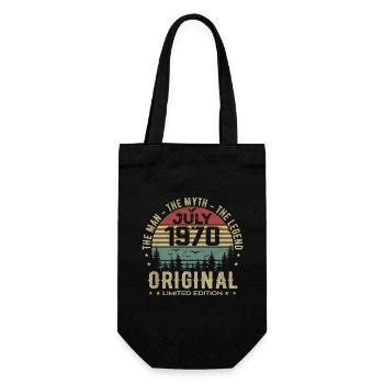 Cadeau Anniversaire Juillet 1970 Nées en Juillet - Sac à bouteille - noir - Devant
