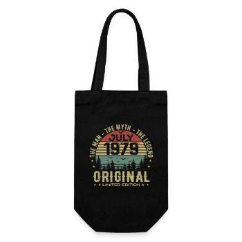Cadeau Anniversaire Juillet 1979 Nées en Juillet - Sac à bouteille - noir - Devant
