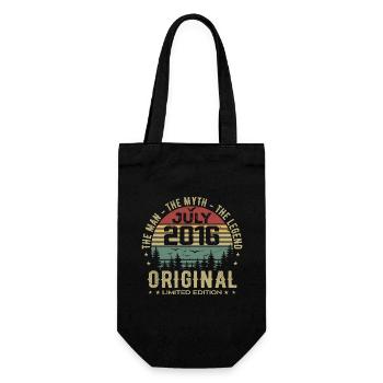 Cadeau Anniversaire Juillet 2016 Nées en Juillet - Sac à bouteille - noir - Devant