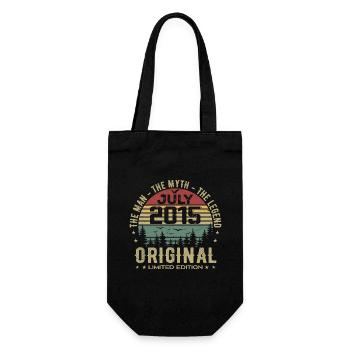 Cadeau Anniversaire Juillet 2015 Nées en Juillet - Sac à bouteille - noir - Devant