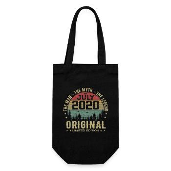 Cadeau Anniversaire Juillet 2020 Nées en Juillet - Sac à bouteille - noir - Devant