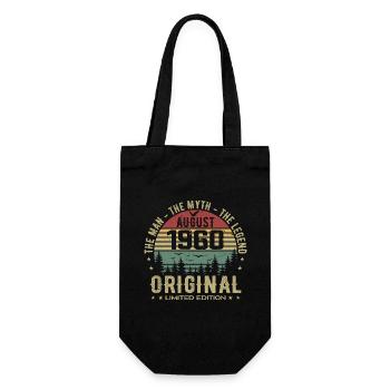Légende Depuis Août 1960 Cadeau Anniversaire 1960 - Sac à bouteille - noir - Devant