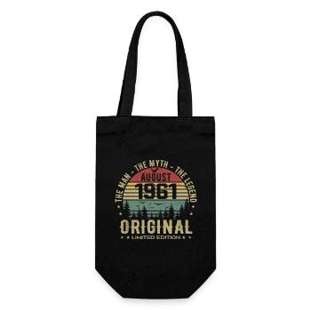 Légende Depuis Août 1961 Cadeau Anniversaire 1961 - Sac à bouteille - noir - Devant