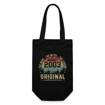 Légende Depuis Août 2003 Cadeau Anniversaire 2003 - Sac à bouteille - noir - Devant