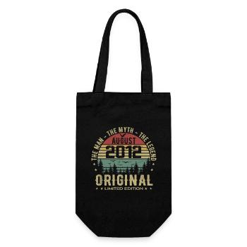 Légende Depuis Août 2012 Cadeau Anniversaire 2012 - Sac à bouteille - noir - Devant