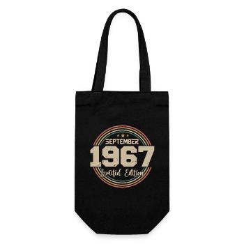 Cadeau Septembre 1967 September Birthday Gift 1967 - Sac à bouteille - noir - Devant