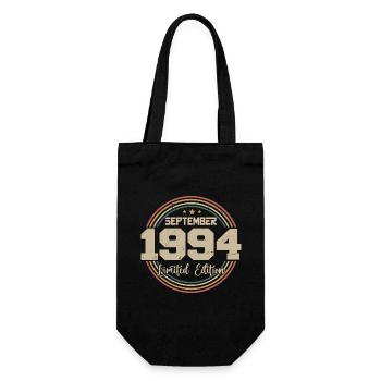 Geburtstagsgeschenk im September 1994 - Geschenkbeutel für Flaschen - Schwarz - Vorne