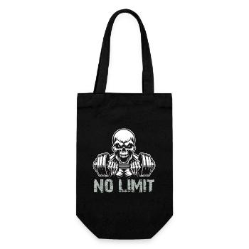 Crâne d’entraînement dur No Limit avec haltère - Sac à bouteille - noir - Devant