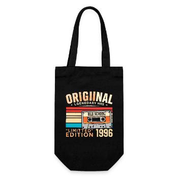 Original 1996, Legendary since 1996 Vintage 1996 - Gift Bag for Bottles - black - Front