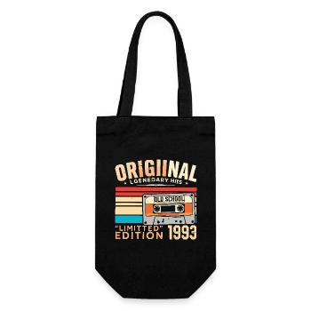 Original 1993, Legendary since 1993 Vintage 1993 - Gift Bag for Bottles - black - Front