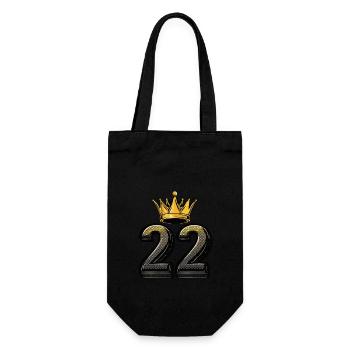 Couronne à 22 chiffres - Sac à bouteille - noir - Devant