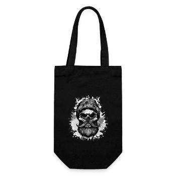 Lumberjack Skull Lumberjack - Gift Bag for Bottles - black - Front