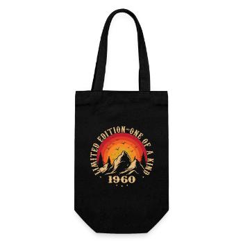 Vintage 1960er Jahre Retro 1960er Jahre 1960er Jahre Geburtstagsgeschenk - Geschenkbeutel für Flaschen - Schwarz - Vorne
