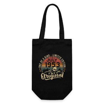 Juli 1953 Original 1953 Juli 1953 Geschenk - Geschenkbeutel für Flaschen - Schwarz - Vorne