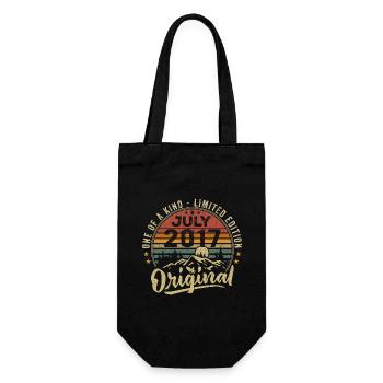 July 2017 Original 2017 July 2017 Gift - Gift Bag for Bottles - black - Front