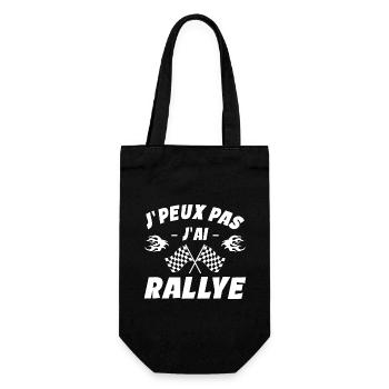 Je Peux Pas J'ai Rallye - Sac à bouteille - noir - Devant