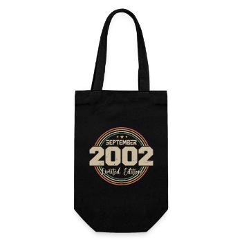 September 2002 Birthday Gift 2002 - Gift Bag for Bottles - black - Front