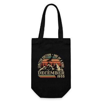 Vintage Décembre 1955, Génial Depuis Décembre 1955 - Sac à bouteille - noir - Devant