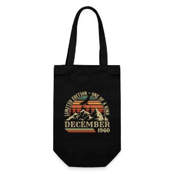 Vintage Décembre 1960, Génial Depuis Décembre 1960 - Sac à bouteille - noir - Devant