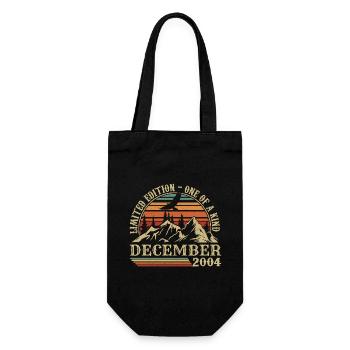 Vintage Décembre 2004, Génial Depuis Décembre 2004 - Sac à bouteille - noir - Devant