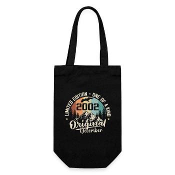 Birthday December 2002 - Gift December 2002 - Gift Bag for Bottles - black - Front