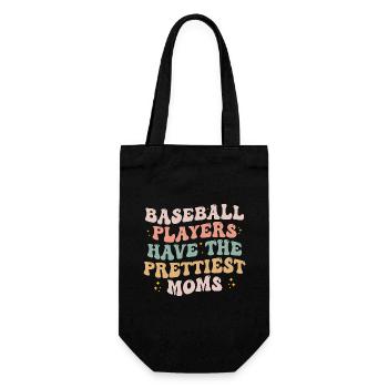 Baseball Players Have the Prettiest Moms Lover - Gift Bag for Bottles - black - Front