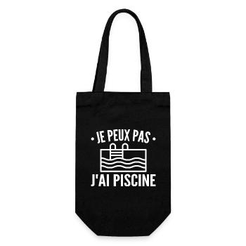 Je Peux Pas J'ai Piscine - Sac à bouteille - noir - Devant