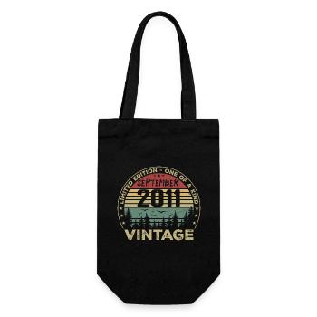 Septembre 2011 Vintage Cadeau D'anniversaire 2011 - Sac à bouteille - noir - Devant