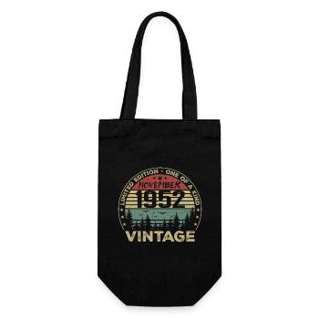Novembre 1952 Cadeau Vintage - Né en Novembre 1952 - Sac à bouteille - noir - Devant