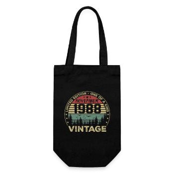 Novembre 1988 Cadeau Vintage - Né en Novembre 1988 - Sac à bouteille - noir - Devant
