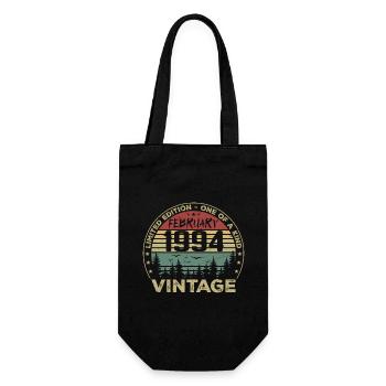 Rétro Février 1994 Cadeau Vintage Février 1994 - Sac à bouteille - noir - Devant