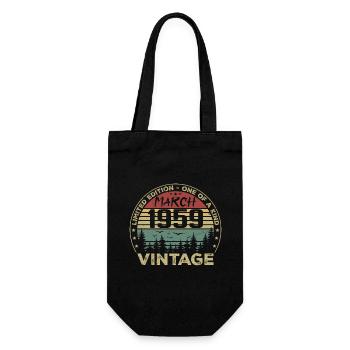Mars 1959 - Meilleur Cadeau Anniversaire Mars 1959 - Sac à bouteille - noir - Devant